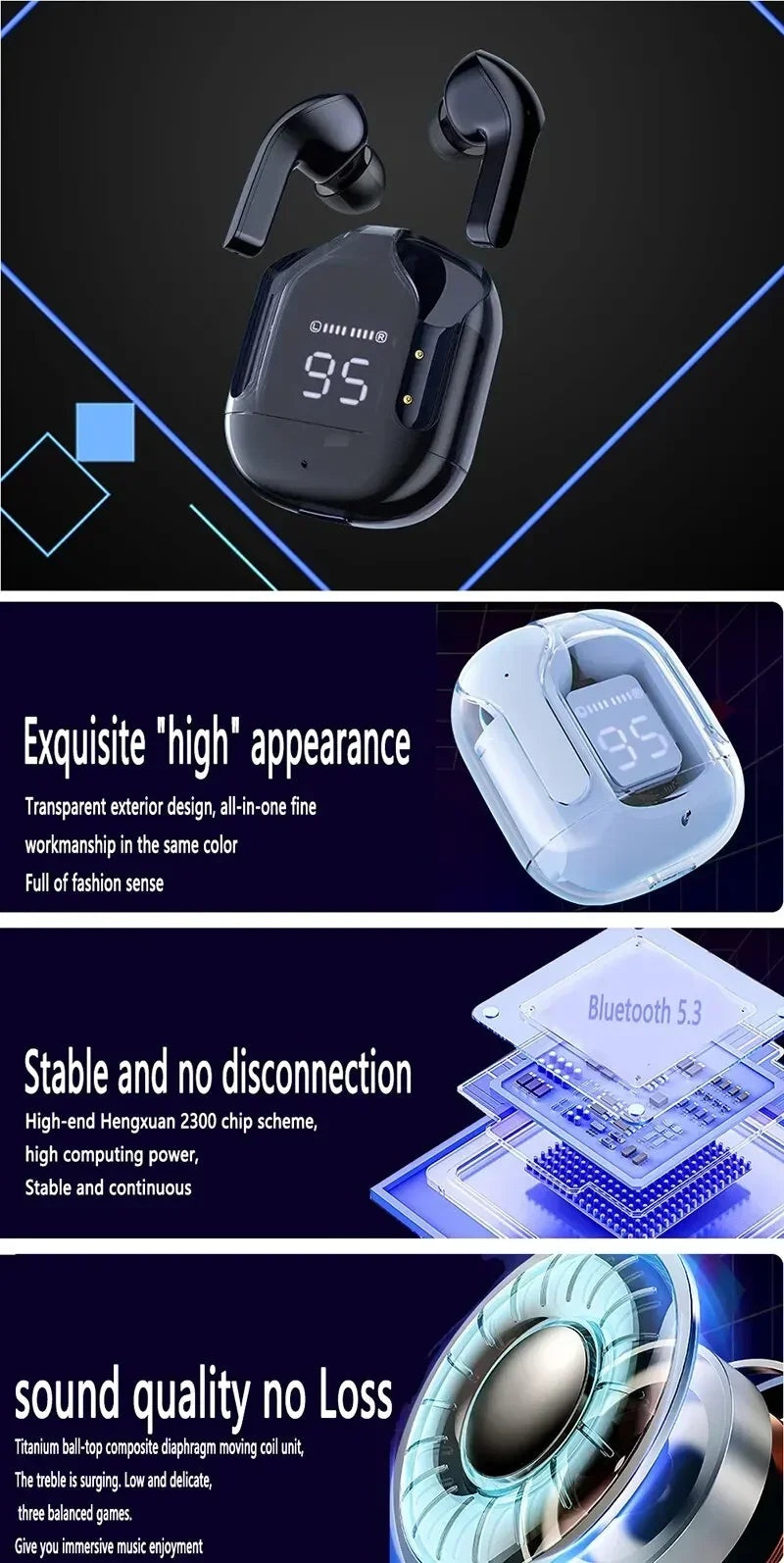 Wireless Bluetooth Earphone